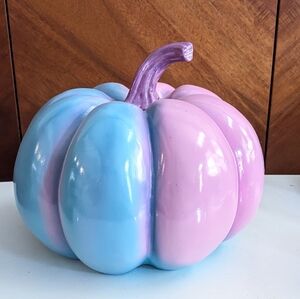 New Pink Blue Cotton Candy Ombre Pumpkin Halloween Summerween